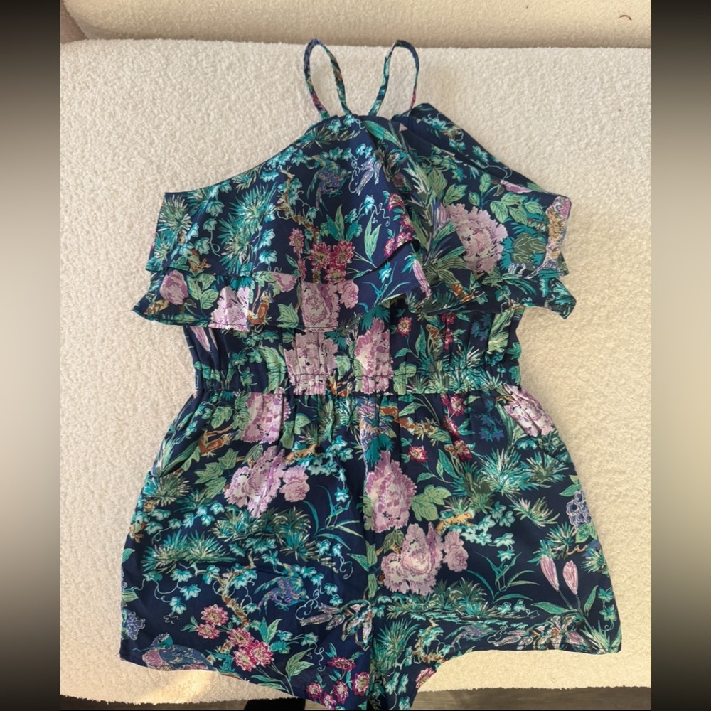 Janie and Jack- girls floral romper